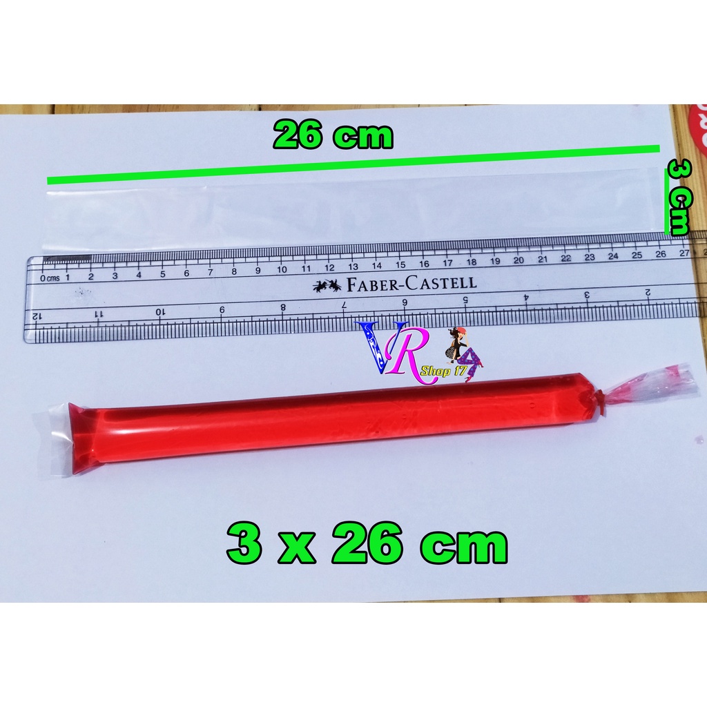 PLASTIK ES MAMBO / PLASTIK SPIDOL POLOS 3X26 CM