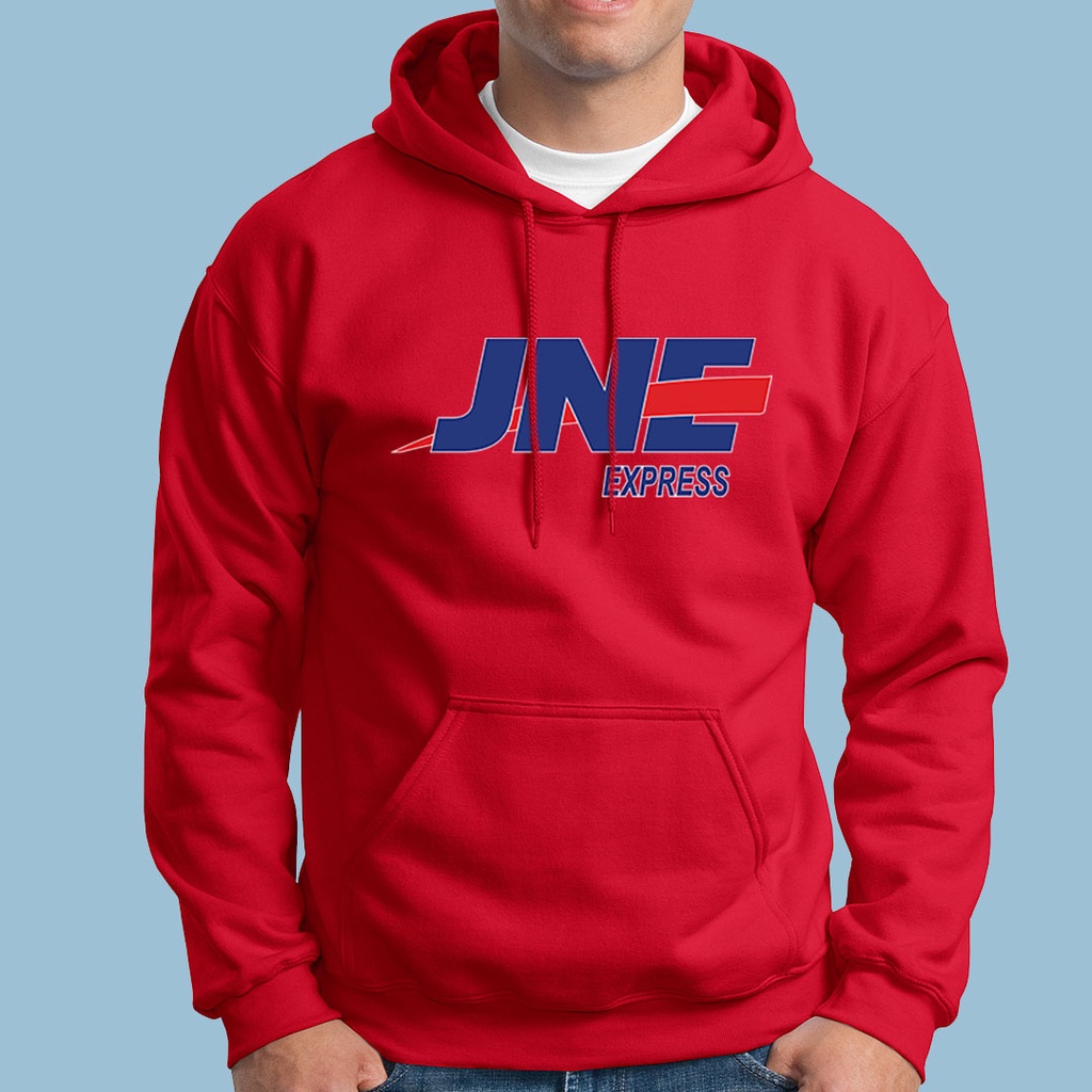 Sweater Hoodie JNE EXPRESS Bahan Tebal Lembut dan Nyaman