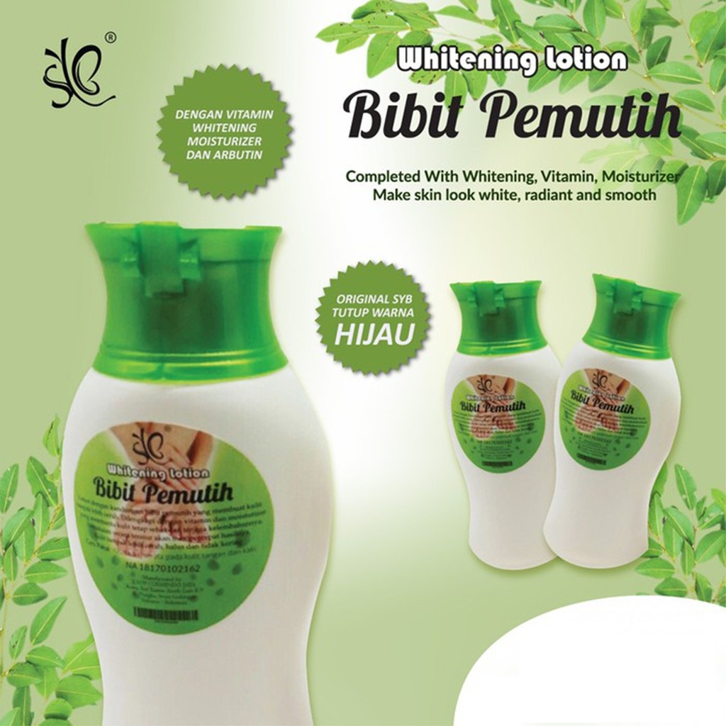 SYB Bibit Pemutih-Lotion-Scrub-Body Wash-Sabun Batang In-Fuse Whitening Bibit Cair (Valensia)