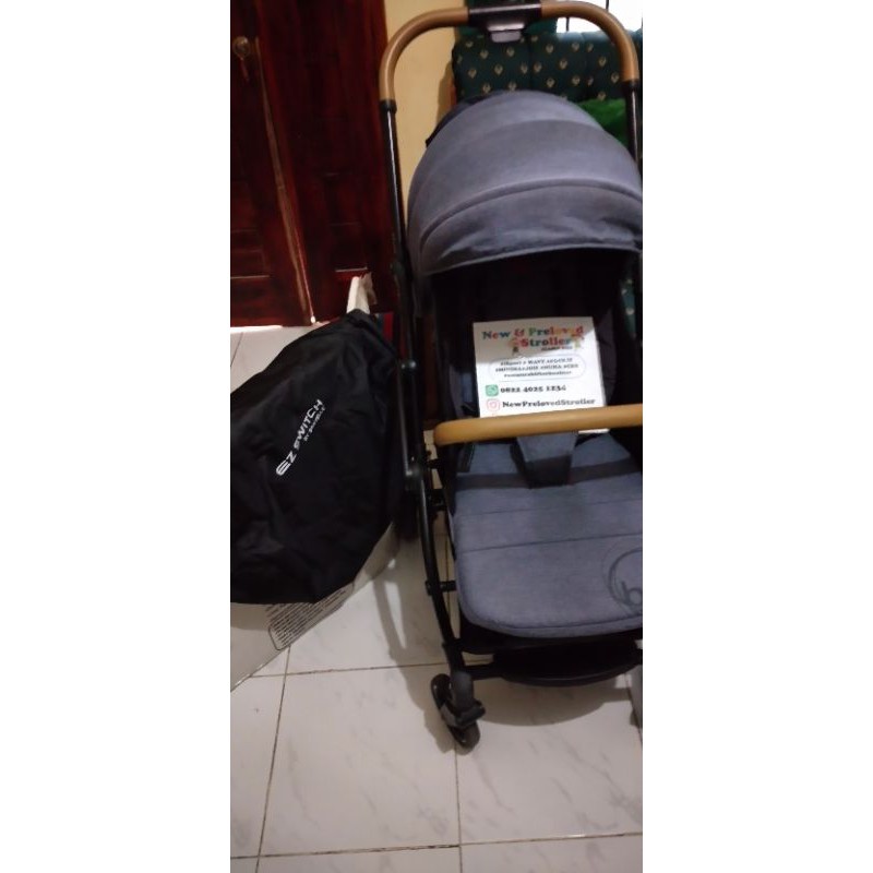 stroller babyelle ez switch navy