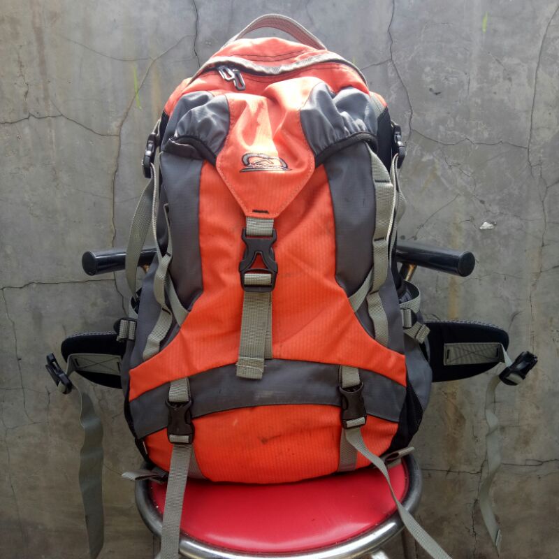 [TERJUAL] Tas Backpack Daypack Shioux 308-E Second Preloved + Rain Cover