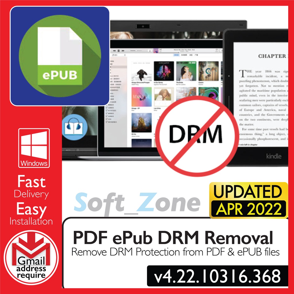 

PDF Pb DRM Rmvl 4.22.10316.368 - Rmv DRM Prtctn frm PDF & PUB fls [WINDOWS x64] - Dgtl Dwnld
