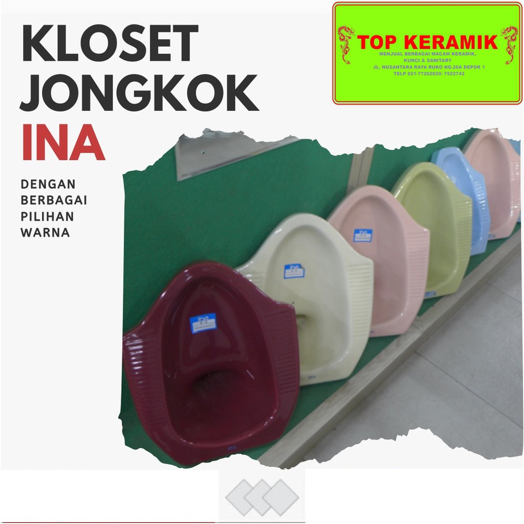 Kloset Jongkok INA Warna