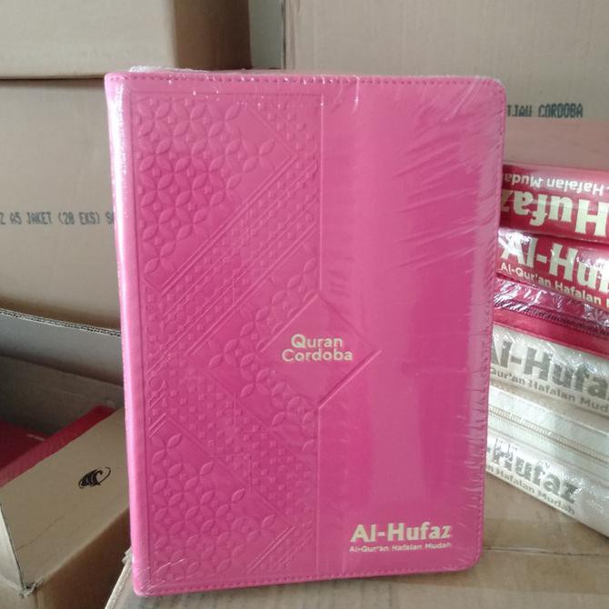 Al-Quran Hafalan Hufaz Terjemah Jaket Resleting Pink A5
