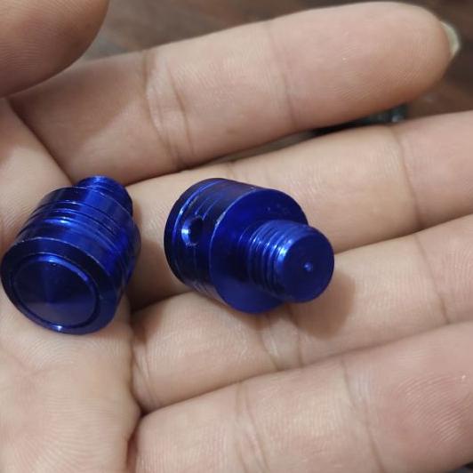 ➽ Penutup tutup lubang baut-baud spion variasi model black diamond bahan cnc sepasang motor nmax, be