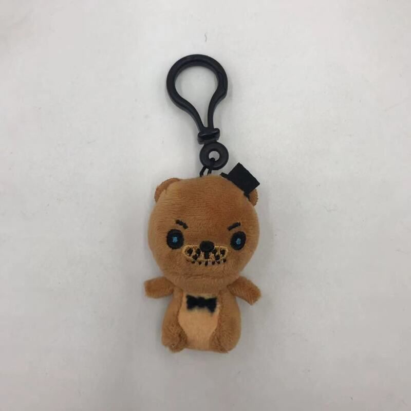 10cm FNAF Five Nights At Freddy's Security Breach Plush Pendent Keychain Mini Toys