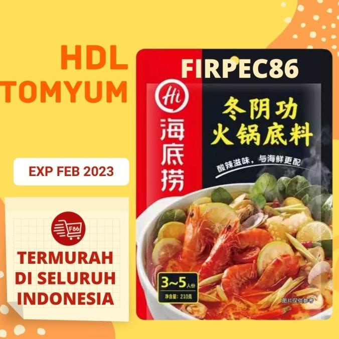 

Ready stock] Haidilao Tom Yam Hotpot Base - Bumbu Hotpot Hai Di Lao Rasa Tomyam