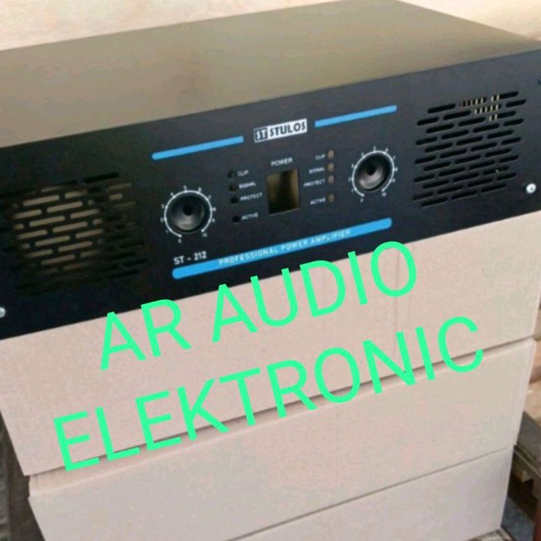 Box power amplifier stulos ST 212 Qualitas bagus