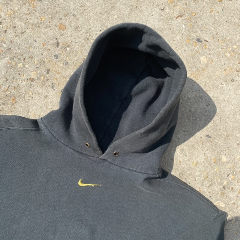 Vintage Nike Center Swoosh Hoodie Hunter Green