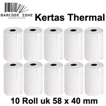 

HJK Kertas Struk Thermal Paper / POS Mobile Printer - EDC VSC 58x40mm -13