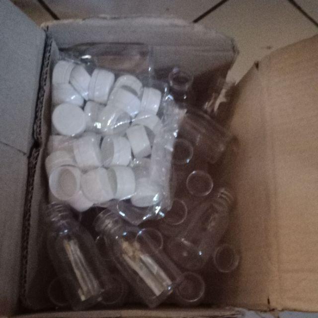 Botol Pet 60ml High Quality Bagus Tebal Kuat Untuk Cairan Minuman Obat