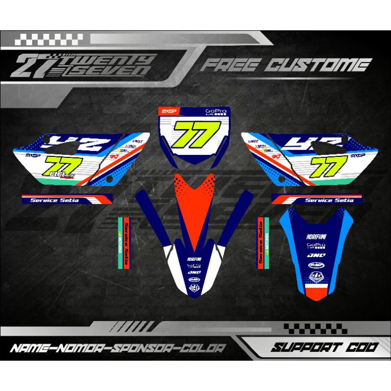 DECAL YZ 85 NEW DECAL STIKER YZ 85 BEBEK STANDAR DECAL STICKER YZ 85 NEW