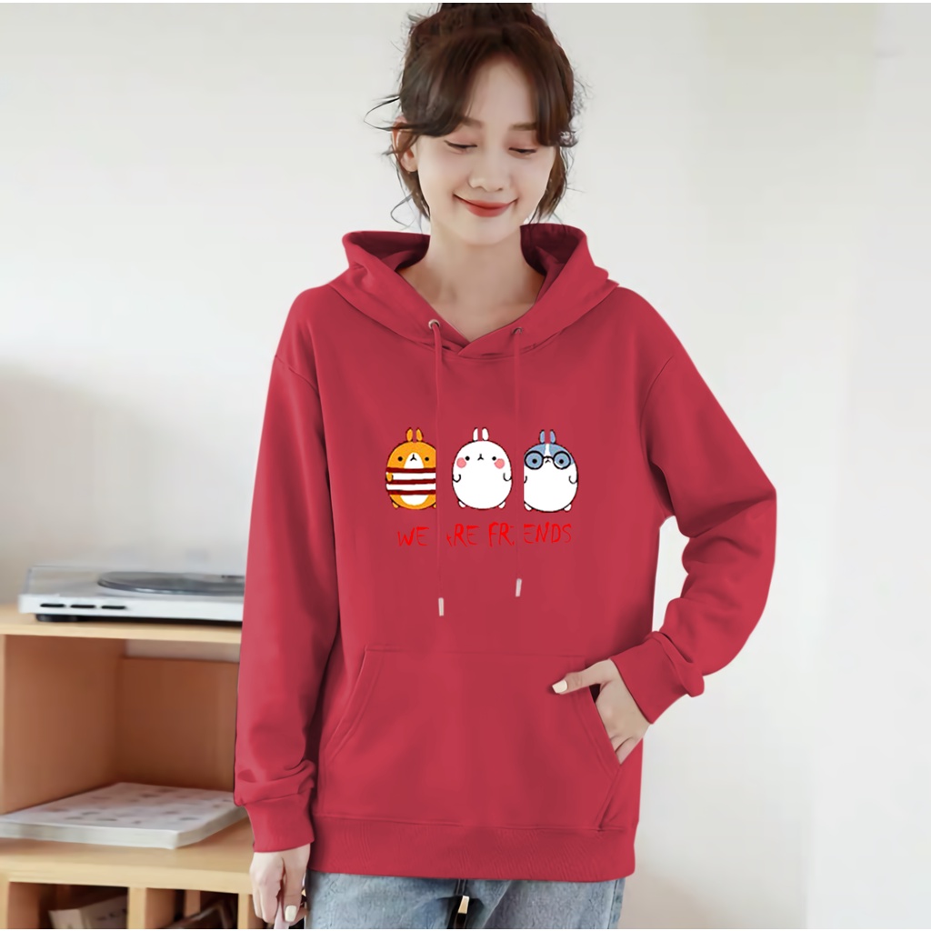 Lilipop.id Sweater Wanita Hamster Hoodie Jumper Outwear