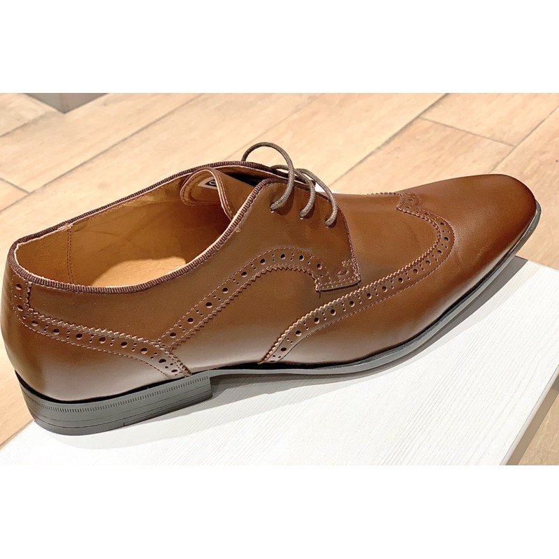 DIORUCCI Shoes Sepatu Formal Leather Polos Brown Original
