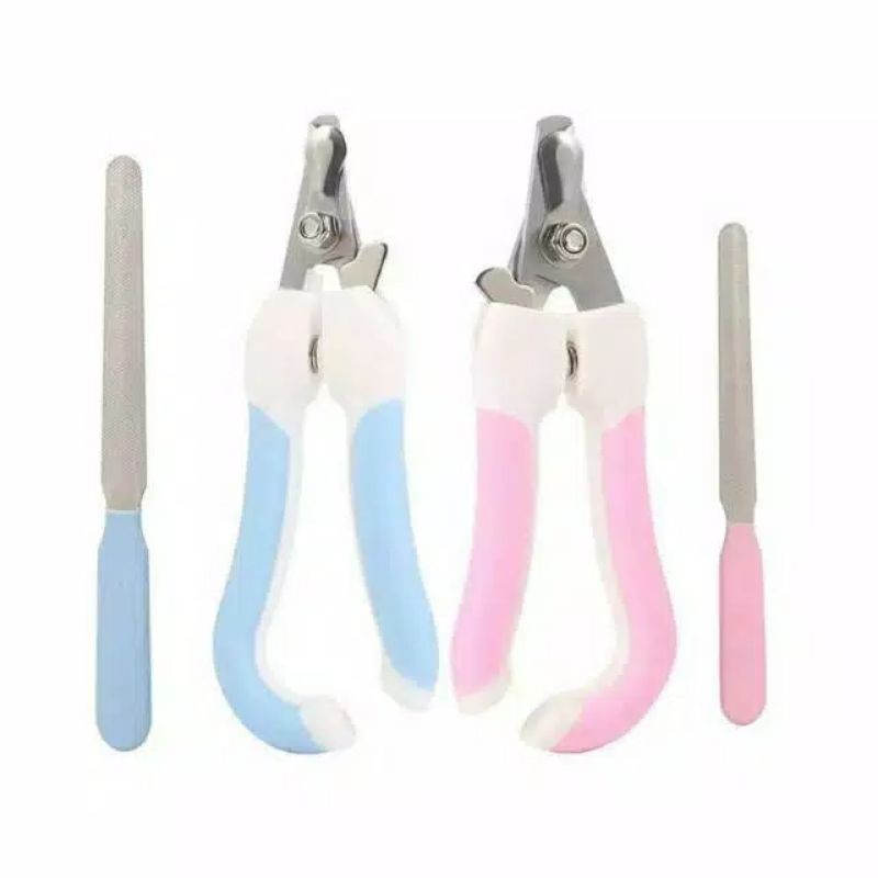 Gunting Kuku Dan Kikir Kucing Anjig Gunting kuku kucing anjing (DAPAT KIKIR) perapih kuku hewan Kelinci Stainless Steel Pets Nail Clipper