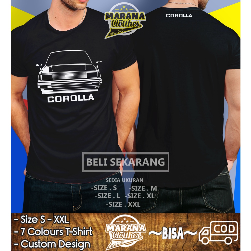 Kaos Mobil Toyota Corolla DX KE70 Baju Otomotif