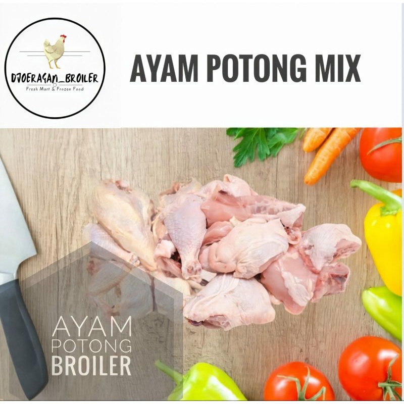

Ayam Potong Broiler Fresh MIX 1 Kg