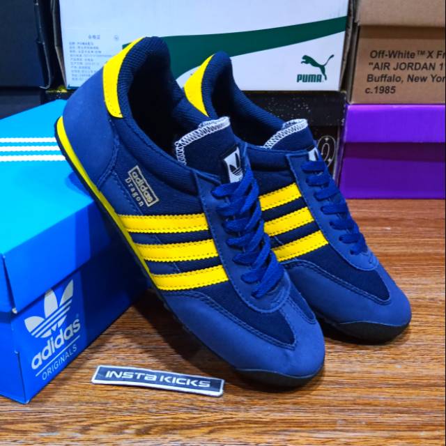 adidas dragon blue yellow