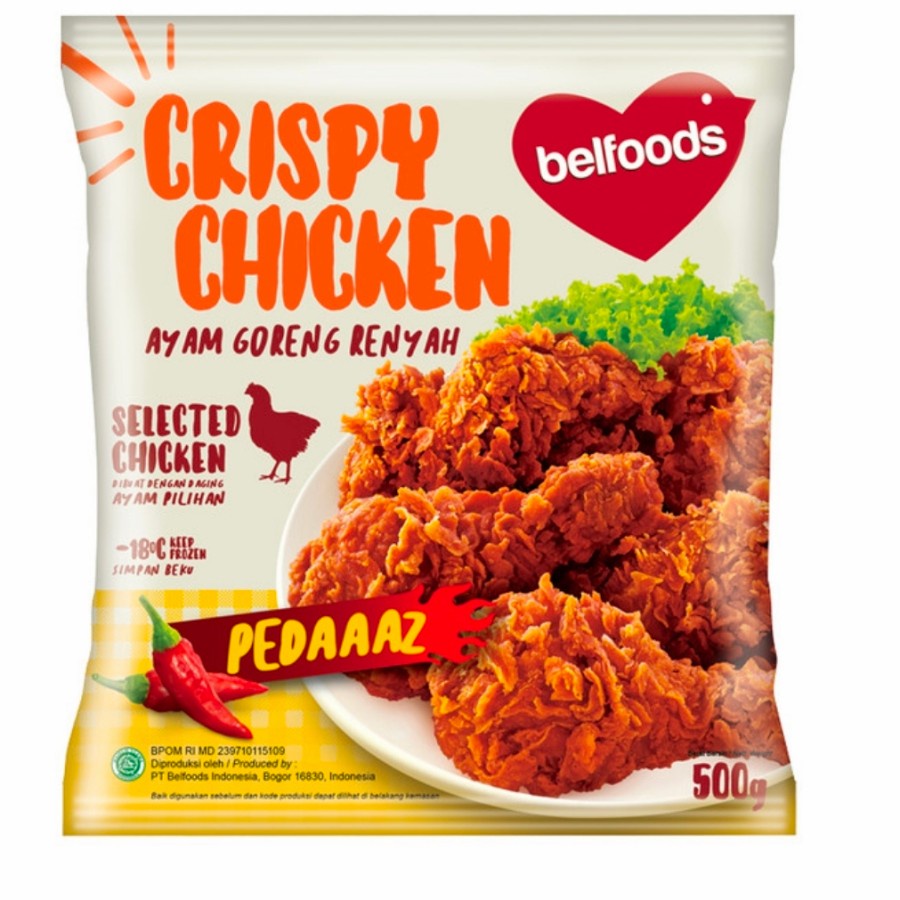 

Belfoods Chicken Crispy Pedas 500gr