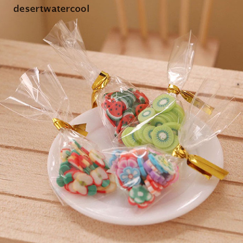 Deid 1 Kantong Mainan Miniatur Permen / Buah / Snack Skala 1: 12 Untuk Dekorasi Rumah Boneka Ob11
