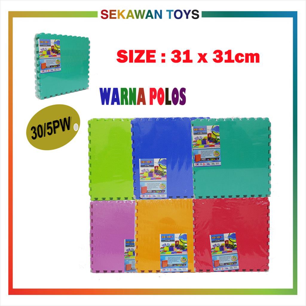 (COD + FREE ONGKIR) Evamat / Edumat / Alas Tikar  Karpet Matras / Karpet Busa 30/5PW (3.7RB-Satuan/PC)