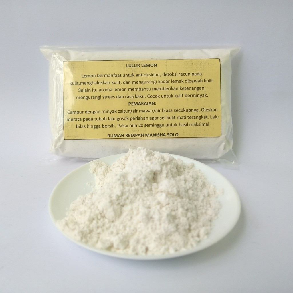 Lulur Lemon Rumah Rempah Manisha Solo 100gr