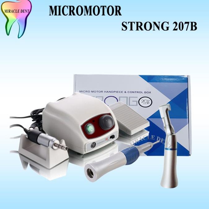 Dental Micromotor Strong 207B Mikromotor Lengkap