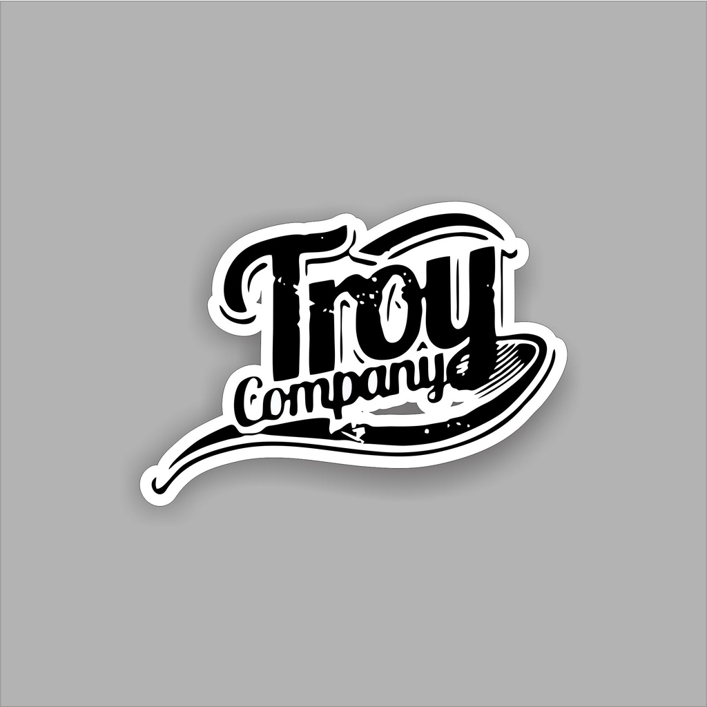 

Stiker brand stiker distro Troy company bahan graftac anti air
