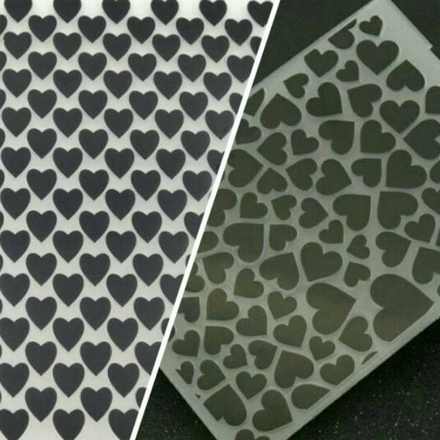 Embossing Folder - Hearts
