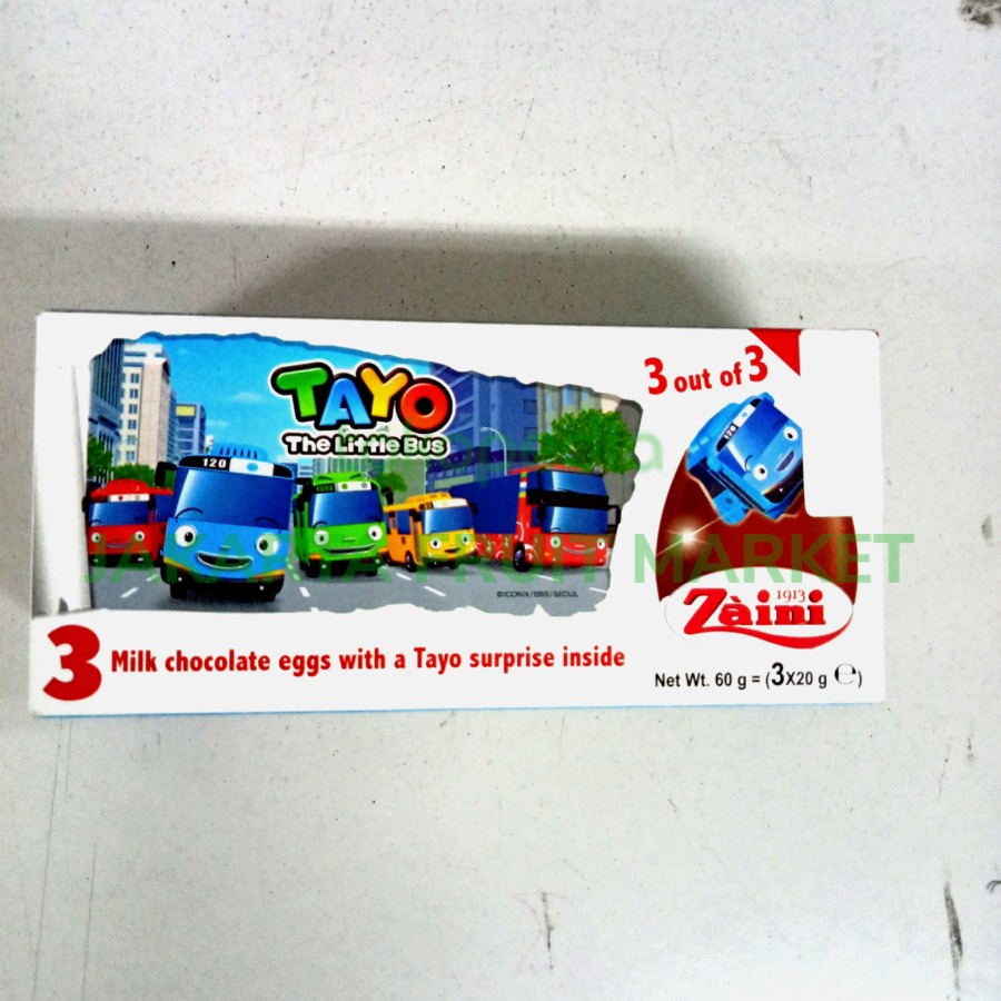 

(COKELAT) ZAINI TAYO TRIO EGGS 60GR