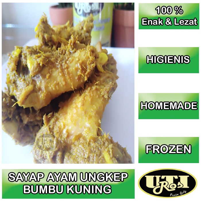 

SAYAP AYAM UNGKEP FROZEN BUMBU KUNING UTI ROS
