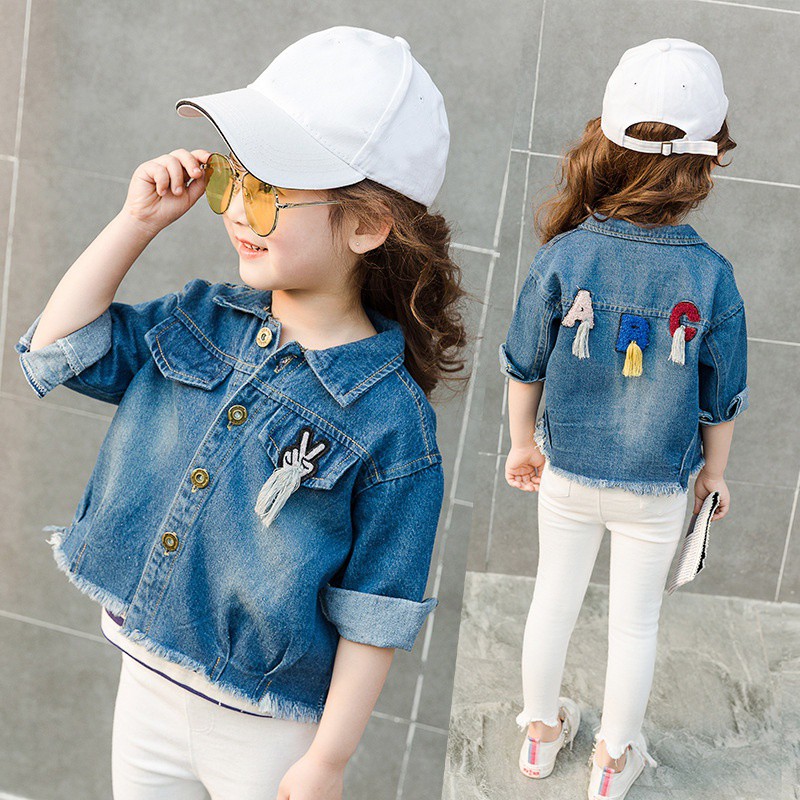 infant jean jacket girl