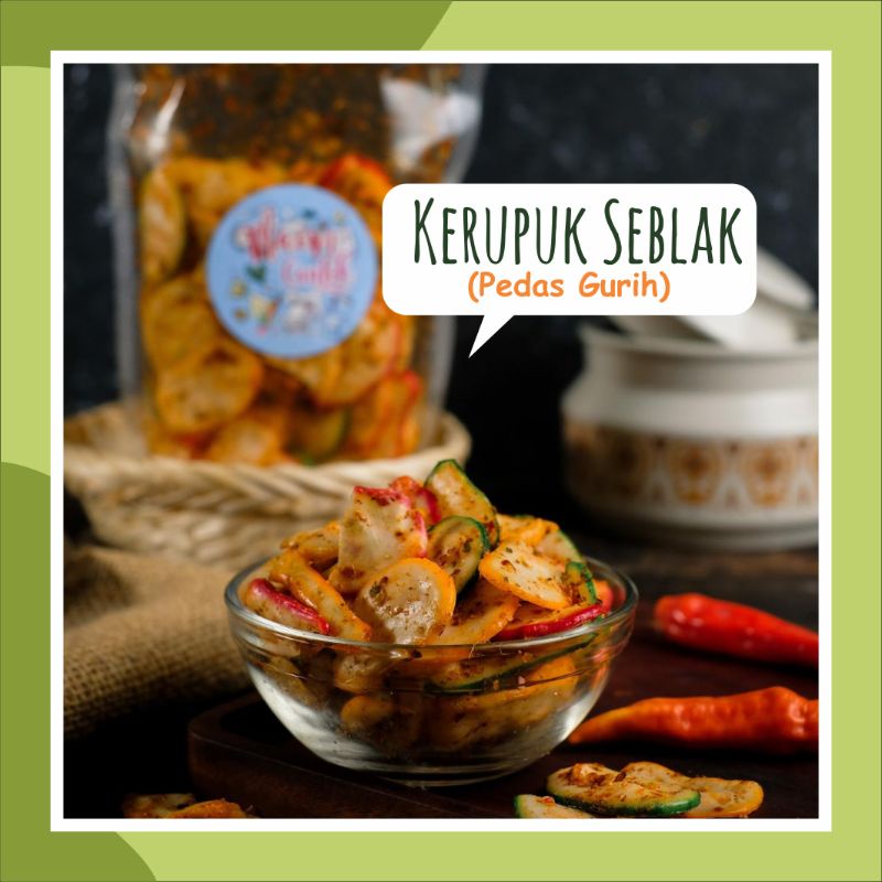 

Kerupuk Seblak Daun Jeruk/Kerupuk Bantet/Seblak Kering