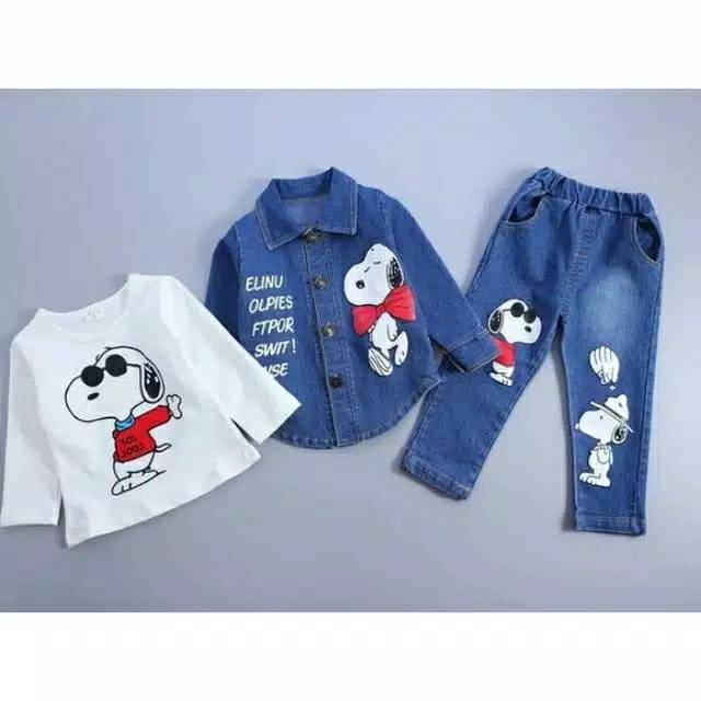 

Set Disney js denim 3 in 1