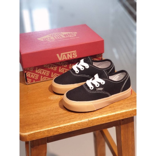 SEPATU ANAK VANS AUTHENTIC HITAM GUM PREMIUM HIGH QUALITY SEPATU ANAK LAKI LAKI