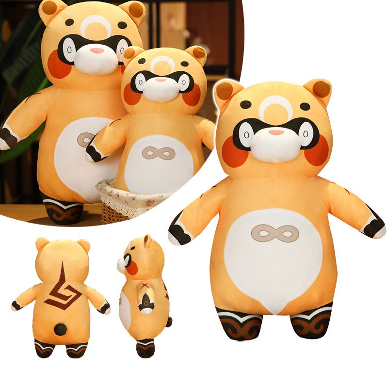 Xiangling Guoba Genshin Impact Plush Doll Figure Boneka Mainan Xmas Merch Hadiah