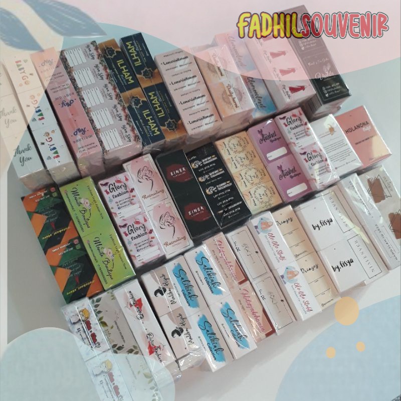 

GROSIR Hang tag hantag custom handtag label baju handstag toko hangtag lebel nemtek murah 2,5x5 FADHILSOUVENIR
