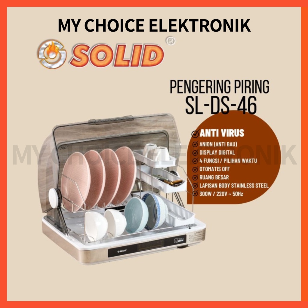 PANASONIC Sterilizer Dish Dryer FDS03S1 | Solid SL-DS-46 with UV-C