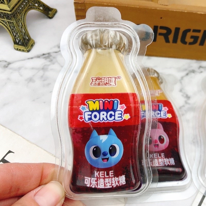 

Jelly Gummy Cola bottle 45gr import jajanan lucu dan unik