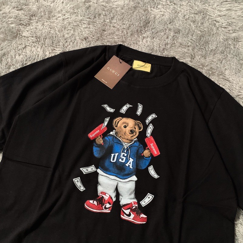 Kaos Tshirt Gucci Bears Original Mirror