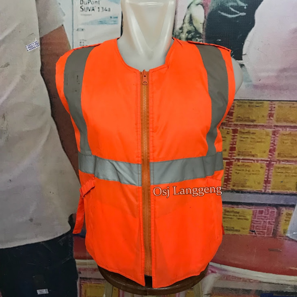 Rompi Safety Busa Warna Orange / Rompi Safety Busa Murah