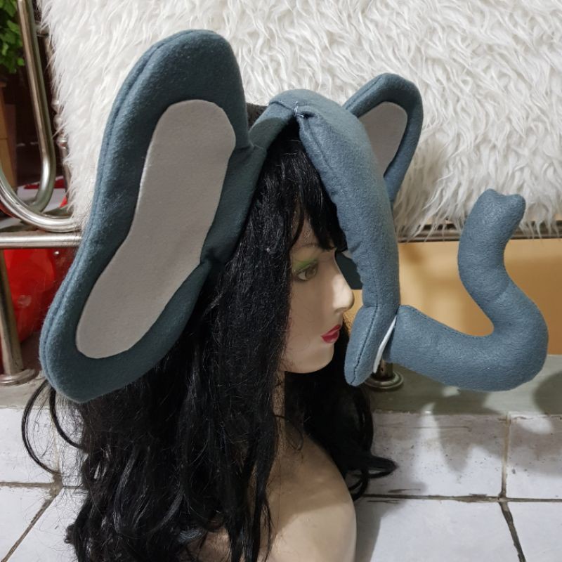 Bando Karakter Gajah Kostum Gajah Binatang Topeng Anak Elephant Kostum Dumbo Bando Gajah Cosplay bando Gajah Cosplay Gajah