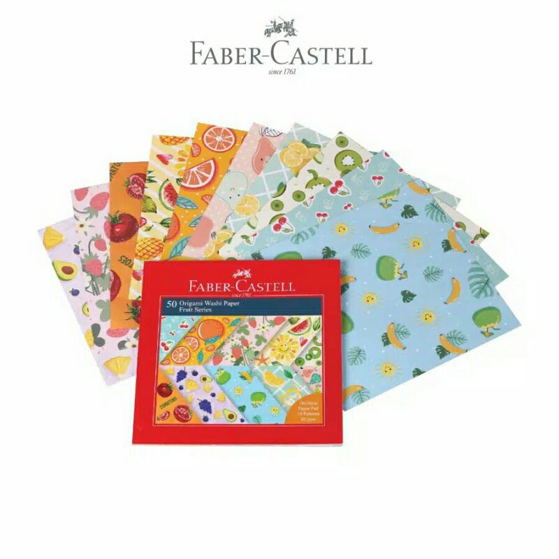 

Faber-Castell Origami Washi Paper 16x16 cm (Fruit Series / Season Pattern)