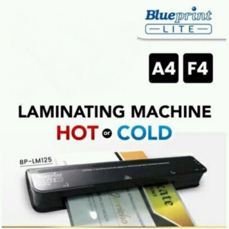 

Mesin Laminating BluePrint LM-125 Hot and Cold Laminating Machine A4 F4