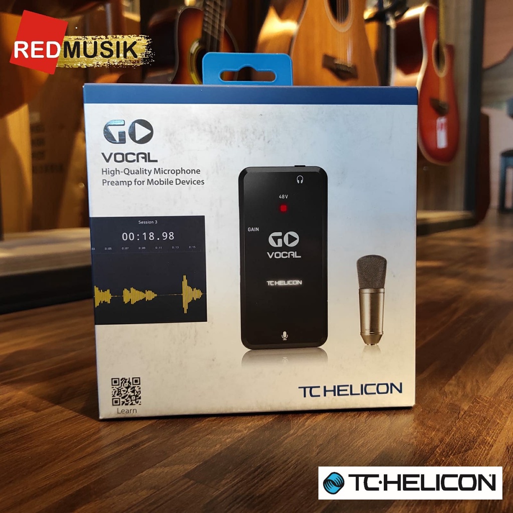 TC Helicon GO Vocal Preamp Microphone untuk Handphone