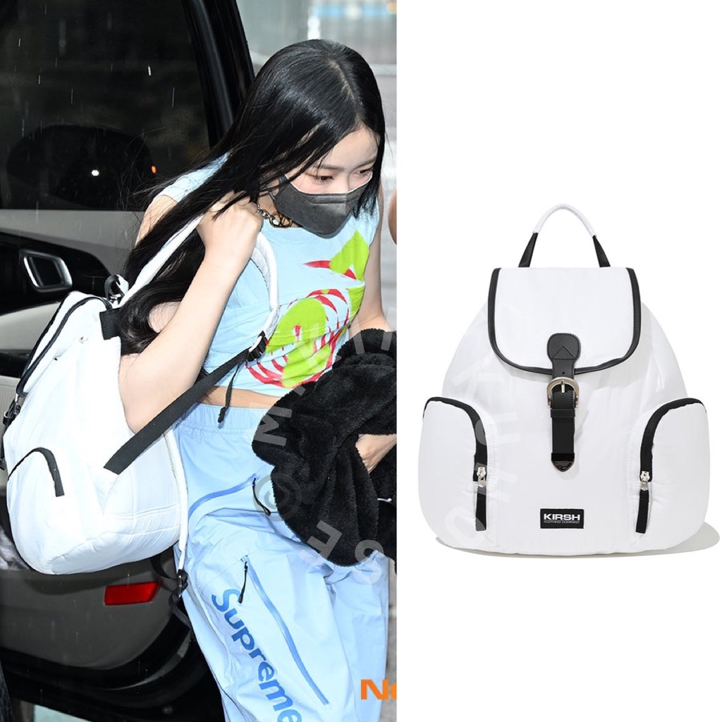 NEWJEANS HANI KIRSH BACKPACK TAS SEKOLAH RANSEL KOREAN JEANS POCKET KOREA OLD BRAND PACK STYLE NEW B