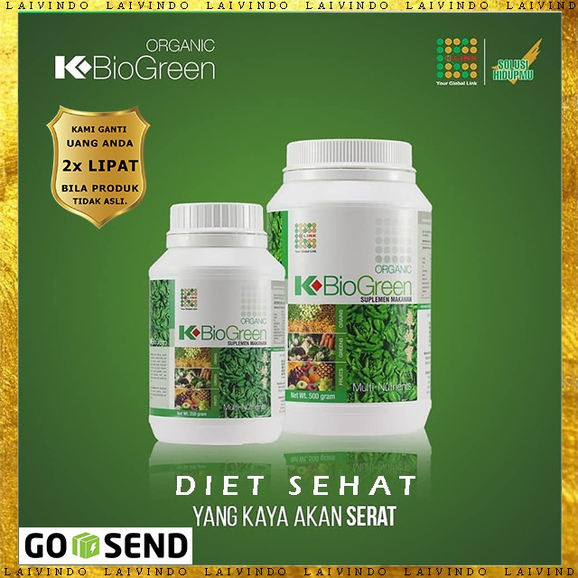 Organic K-BioGreen 250gr K-link Asli Original 100% Distributor Resmi