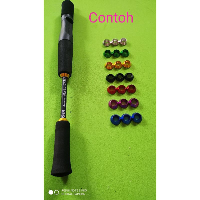 Reel seat ukuran 16 Custom japan style 1 set + winding check 3pcs