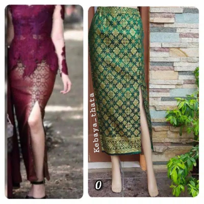 Rok Span Songket Lapis Furing Shopee Indonesia