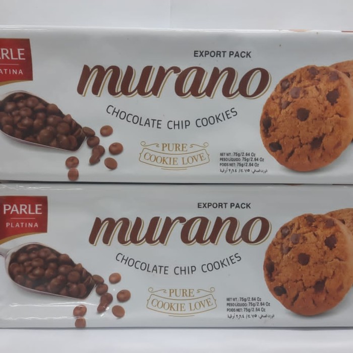 

PARLE MURANO CHOCOLATE CHIP COOKIES 75 GM